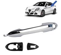 STARKIT PERFORMANCE Maneta de puerta compatible para Alfa Romeo Giulietta, Mito y Ypsilon (2008-2022) manilla exterior | DELANTERA IZQUIERDA (lado conductor) (cromada) 156099957 | 156088219