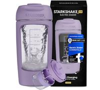 STARKSHAKE V4 - Excelente coctelera eléctrica de la editorial F.A.Z (2025) | Coctelera eléctrica de proteínas para batidos cremosos de proteínas | 8000 UPM | USB-C | 120+ batidos | Incluye Starkpod |