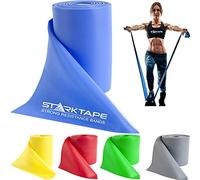 Starktape Bandas de Resistencia de 8 Yardas de Terapia física a Granel. Banda elástica Profesional sin látex para Ejercicio físico Superior e Inferior del Cuerpo, Pilates, Yoga de rehabilitación,