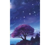Starlake Bloom: A 6 x 9 Lined Hardcover Journal with a Magical Night Sky and Lake Cover - 250 College Ruled Pages for Journaling, Writing, and Fantasy Lovers (Midnight Skies Collection)