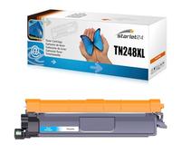 Starlet24 1X Tóner TN248XL Cian Compatible con Brother TN-248XL Cian | para Tóner Brother MFC-L3760CDW DCP-L3560CDWE DCP-L3740CDW DCP-L3520CDW MFC-L8390CDW MFC-L3740CDWE