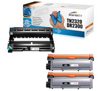 Starlet24 2 Cartuchos de Tóner TN2320 + 1 Tambor DR2300 Compatible con Brother TN-2320 DR2300 para Brother MFC-L2700DW MFC-L2700DN MFC-L2720DW HL-L2340DW HL-L2300D