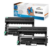 Starlet24 2 x tambor de imagen compatible con Brother DR2200 TN2220 | Para DCP-7055 DCP-7060D MFC-7360N MFC-7460DN 7860DW HL-2130 HL-2240 HL-2240D HL-2250DN HL-2270DW FAX-2840 FAX-2940