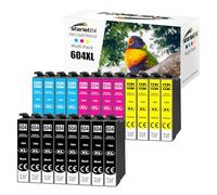 Starlet24 20x 604XL Cartuchos de Impresora Compatibles con Epson 604 XL Multipack para Expression Home XP-2200 XP-2205 XP-3200 XP-3205 XP-4200 XP-4205 Workforce WF2910DWF WF2930DWF WF2935DWF WF2950DWF