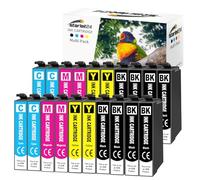 Starlet24 20x 604XL Cartuchos de Impresora Compatibles con Epson 604XL Multipack para Expression Home XP-2200 XP-2205 XP-3200 XP-3205 XP-4200 XP-4205 Workforce WF2910DWF WF2930DWF WF2935DWF WF2950DWF