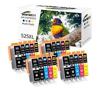 Starlet24 20x Cartuchos de Tinta Compatibles para Canon PGI-525 CLI-526