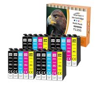 Starlet24 20x T1295 Cartuchos de Impresora Multipack Compatibles para Epson T1295 T1291 T1292 T1293 T1294 para Workforce WF3520 Stylus SX235W SX435W SX445W Office BX630FW BX635FWD BX320FW