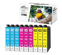 Starlet24 29xl Cartuchos de Tinta compatibles con Epson 29XL Multipack para Expression Home XP-342 XP-332 XP-345 XP-442 XP-445 XP-432 XP-245 XP-235 XP-335 XP-435 (3 Cian 3 Magenta 3 Amarillo)
