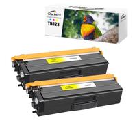 Starlet24 2X TN-423 Amarillo Compatible con Brother TN-423 TN-423Y Tóner