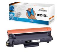 Starlet24 2X TN2510XL Tóner Negro 3000 Páginas para Brother TN-2510XL | para MFC-L2835DW HL-L2400DWE DCP-L2620DW MFC-L2800DW DCP-L2660DW MFC-L2827DW MFC-L2860DW