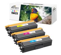 Starlet24 3X TN-423CMY Tóner Compatible con Brother TN-423