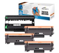 Starlet24 3X Tóner + 1x Tambor Compatible con Brother TN-2420 DR2400 TN2420