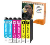 Starlet24 6X Cartuchos de Impresora 604XL compatibles con Epson 604 XL Color para Expression Home XP-2200 XP-2205 XP-3200 XP-3205 XP-4200 XP-4205 Workforce WF2910DWF WF2930DWF WF2935DWF WF2950DWF