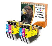 Starlet24 6X LC3219XL Cartuchos Compatibles con Brother LC-3219XL LC3219 XL LC3217 Cartuchos de Impresora para Brother MFC-J5330DW MFC-J5335DW MFC-J5730DW MFC-J6930DW MFC-J6935DW MFC-J6530DW