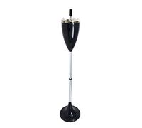 Starlet24 Cenicero de 70 cm con soporte para interior y exterior, color negro