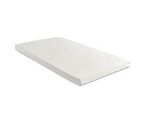 Starlight Beds Cubrecolchón Individual de Espuma viscoelástica, 5 cm de Grosor, con Funda extraíble y Lavable, Color Blanco, 90 x 190 x 5 cm