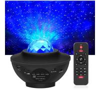 Starlight Symphony: Proyector de galaxias con proyección de nebulosa y control por voz: altavoz Bluetooth, función de temporizador y control
