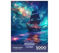 Starlight Velero Puzzle 1000 Piezas, Diversión Rompecabezas De Bricolaje, Hobby Creativo, Puzzles Gift, para Adultos Y Niños A Partir De 12 Años 38x26cm/1000pcs