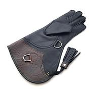 starlingukpk Guantes de piel de vaca suave de doble capa de calidad para piel de vaca, guantes de manejo de pájaros, guantes para mascotas (pequeños)
