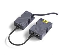 Starlink - Adaptador Ethernet, cable Starlink a adaptador Ethernet RJ45, plato Star Link V2 a inyector PoE, T568B Pinout, 10 100 1000 Mbps, para Starlink Standard Actuated Gen2