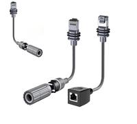 Starlink - Cable adaptador de conexión para señal de Internet por satélite Gen3 Musk, doble blindaje, cable receptor Starlink III, 0,2 m