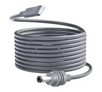 Starlink Cable de alimentación Mini USB C a CC de 3 m, Starlink Mini cable de alimentación para bancos de energía y adaptadores (DC5521/tipo C), cable de extensión impermeable para dispositivos de 12V