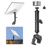 Starlink Mini Kit de Montaje Ajustable, Poste de Aluminio con Adaptador de Trípode y Abrazadera Regulable, Roscas 1/4"-20 y 3/8"-16 para RV, Cámper, Techo, Balcón, Yate, Antena Starlink Mini 2025
