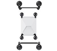 Starlink - Mini soporte para coche, kit de montaje Starlink Mini para coche, mini soporte Starlink con ventosas fuertes y ranuras dobles para una instalación segura en el techo corredizo/ventana