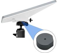 Starlink - Soporte de cardán Mini V4, adaptador de montaje de aluminio Starlink, base de monitoreo de señal universal Mini V4 gris, soporte Starlink Base de monitoreo de señal de 360°, metal duradero