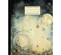 Starlit Thoughts: Vintage Celestial Colleg Ruled Notebook: A Mystical College-Ruled Journal with 110 Pages for Writing, Dreaming & Stargazing Ideas