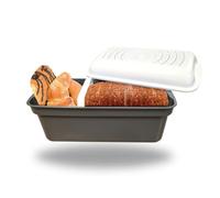 STARLYF Bread Magic - Panera hermética con control de humedad para conservar pan y bollería frescos, apta para bagels, croissants, magdalenas y más - mantiene frescura y textura por más tiempo