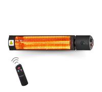STARLYF Radiant Heater Calefactor Infrarrojos 2000W | Radiador Eléctrico Exterior IP65 (Resistente a la lluvia) con Mando a Distancia | Calor Instantáneo, Ahorro Energético