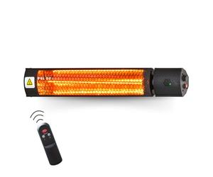 STARLYF Radiant Heater Calefactor Infrarrojos 2000W | Radiador Eléctrico Interior y Exterior IP65 (Resistente a la lluvia) con Mando a Distancia | Calor Instantáneo, Ahorro Energético