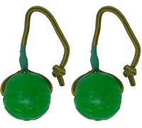StarMark Julius K9 59836 Swing & Fling Chew Ball - M/L, 9 cm, M, Multicolor (Paquete de 2)