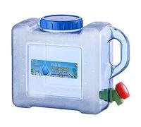 Starnearby Bidón de agua de 5 l ~ 22 l, bidón de agua con grifo, depósito de agua, depósito de agua, bidón de agua sin BPA, para exteriores, camping, almacenamiento para beber (5 L)
