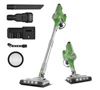 staronce Aspiradora inalámbrica con batería de 23 kPa, con pantalla LED y cepillo de rodillo suave, motor de 260 W, tiempo de funcionamiento de 50 minutos, filtro HEPA, verde, 3,75 kg