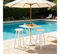 staronce Juego de 2 taburetes de bar con reposapiés, 71 cm de alto, de MDF y metal, cómodos taburetes de cocina, taburetes de desayuno, para isla de cocina, mostrador, silla de comedor moderna, color