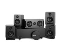 staronce Sistema de sonido inalámbrico 5.1 Dolby Atmos - Sistema de sonido de cine en casa Monaco, WiSA Surround Sound System, sintonizado THX, audio de 24 bits, para TV y Xbox, color negro