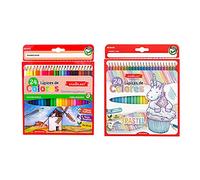 Starplast 48 LÁPICES DE COLORES BÁSICOS Y PASTEL - Set de 24 lápices de colores básicos y pastel, para dibujo artístico, para colorear. Uso escolar y artístico.