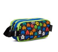 Starplast Estuche 3 Cremalleras - 3 Compartimentos, Amplio, Cierre Cremallera, con Asa, Multiuso, Gran Capacidad, Porta Todo, para Uso Escolar - Modelo Invasor