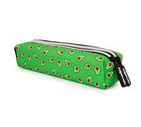 Starplast Estuche de 2 Cremalleras Fino - Estuche de Tela, Resistente, portatodo, 6 diseños, para Uso Escolar - Aguacates