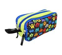 Starplast Estuche Escolar Porta Todo, 3 Cremalleras, 3 Compartimentos, Gran Capacidad, Multiuso, para Uso Escolar, Trabajo, Universidad - Boom