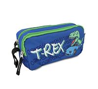 Starplast Estuche Escolar 2 Cremalleras Porta Todo, 2 Cremalleras, 2 Compartimentos, Gran Capacidad, Multiuso, para Uso Escolar, Trabajo, Universidad - Diseño 2