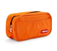 Starplast Estuches 2 Cremalleras Rectangular Compacto 3 Colores - Naranja