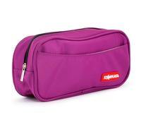 Starplast Estuches 2 Cremalleras Rectangular Compacto 3 Colores - Rosa