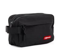 Starplast Estuches 3 Cremalleras, 3 Bolsillos o Compartimentos, Rectangular, Elegante, 3 Colores, para Estudiante Secundaria o Universidad - Negro