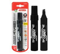 Starplast ROTULADOR PERMANENTE MULTISUPERFICIE Mega marker, punta bisel 8mm - NEGRO