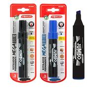 Starplast ROTULADOR PERMANENTE MULTISUPERFICIE Mega marker, punta bisel 8mm - PACK 2