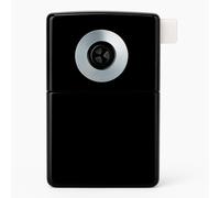 Starplast Sacapuntas Afilador para Lápices de Escritorio, Manivela, 2 Colores - Para oficina, hogar, escuela, manualidades, ergonómico, depósito - NEGRO