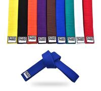 Starpro Cinturón de Ranking de Artes Marciales - Algodón de 7 Puntos - 9 Colores - Diseño Ligero para Entrenamiento y competición de Karate Judo Taekwondo - 240cm 280cm 320cm